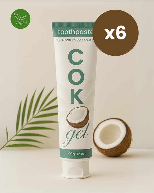 Coko Gel Toothpaste | Pack x6